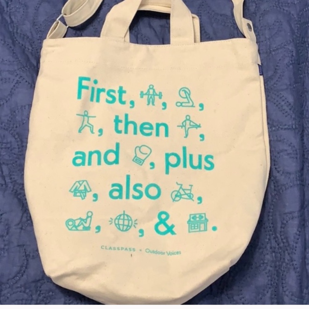 ISO (not for sale) Outdoor Voices Class Pass Tote Bag